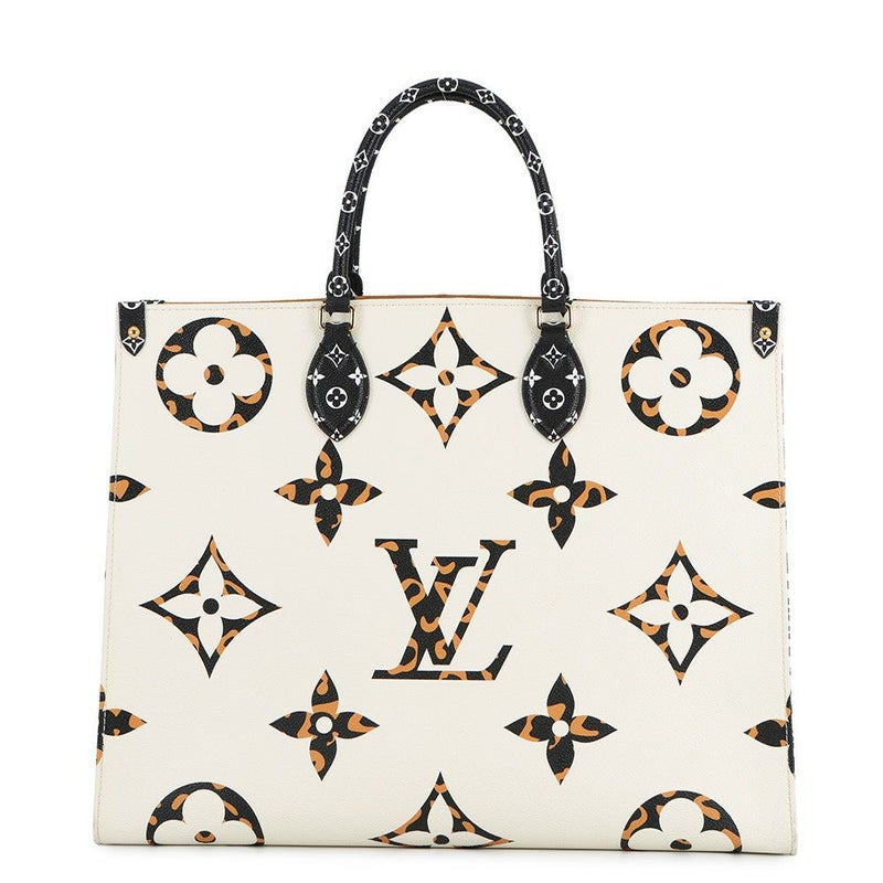 ルイヴィトン トートバッグ モノグラム・ジャングル オンザゴーGM M44675 LOUIS VUITTON 2way