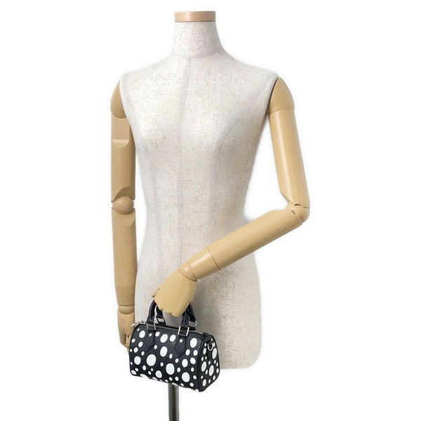 ルイヴィトン ハンドバッグ モノグラム・アンプラント/インフィニティ ドット LV×YK ナノ・スピーディ M81910 草間彌生 黒 セール品