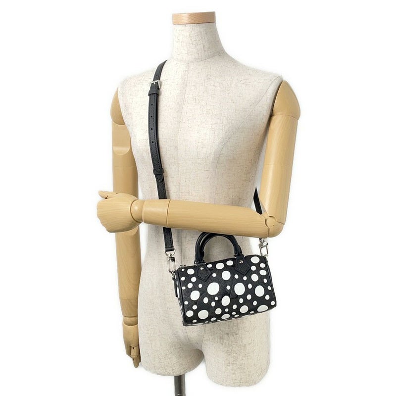 ルイヴィトン ハンドバッグ モノグラム・アンプラント/インフィニティ ドット LV×YK ナノ・スピーディ M81910 草間彌生 黒 セール品