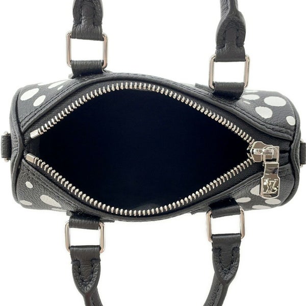 ルイヴィトン ハンドバッグ モノグラム・アンプラント/インフィニティ ドット LV×YK ナノ・スピーディ M81910 草間彌生 黒 セール品