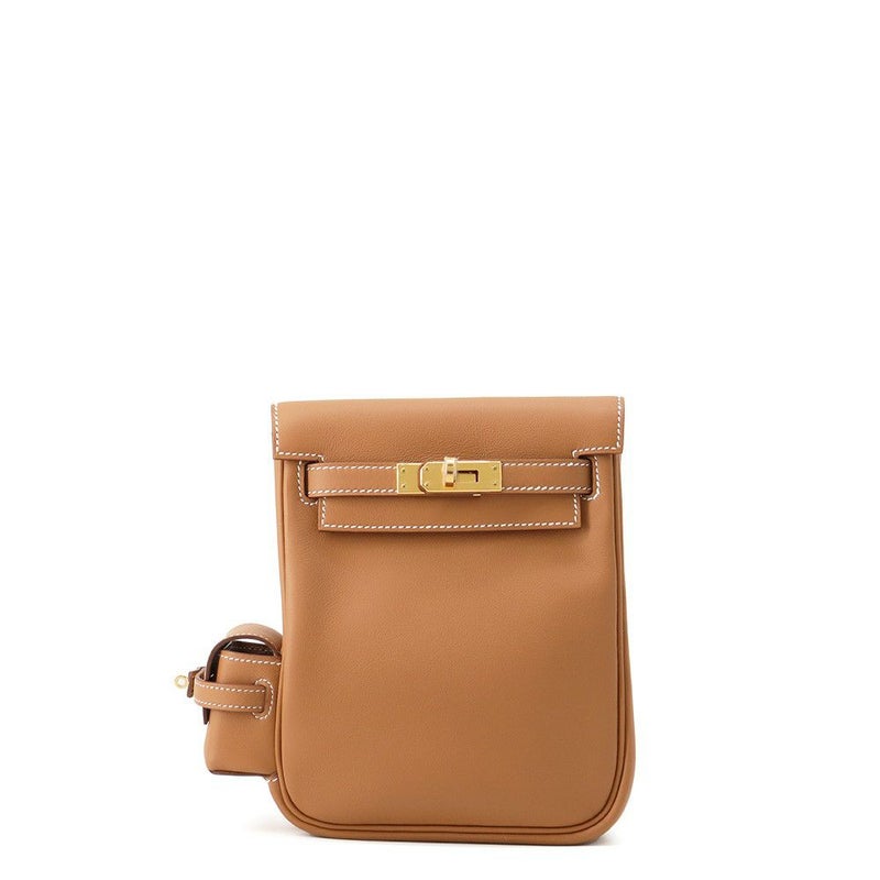 エルメス リュック ケリージャンプ ゴールド/ゴールド金具 スイフト K刻印 HERMES バッグ