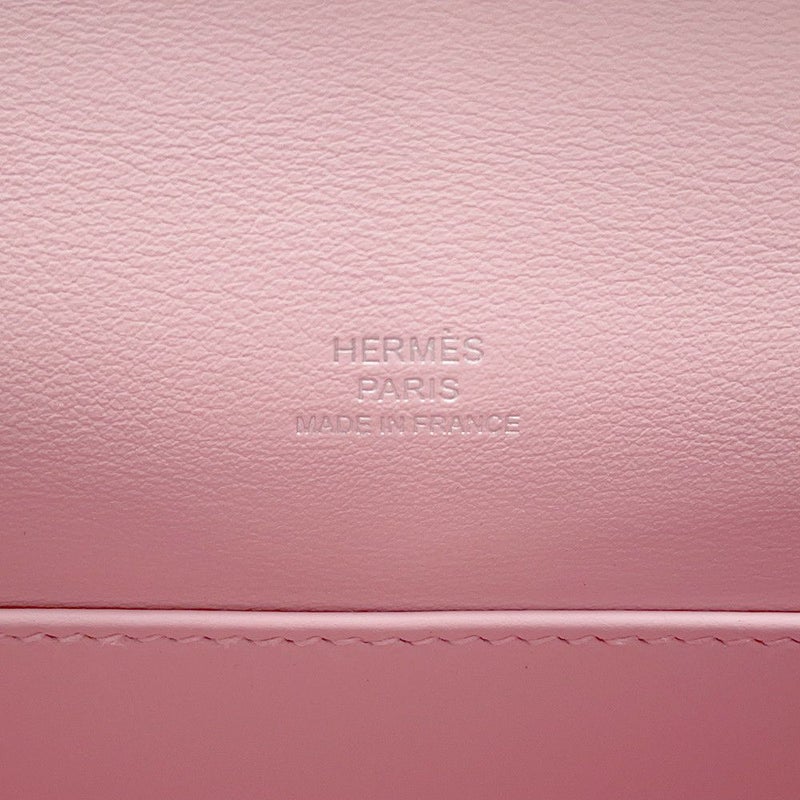 エルメス ハンドバッグ ポシェットケリー ローズサクラ/シルバー金具 スイフト K刻印