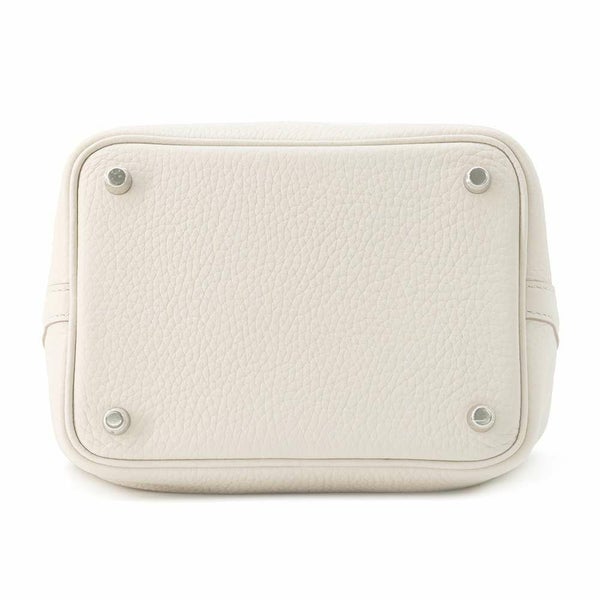 エルメス ハンドバッグ ピコタンロックPM ベトン/シルバー金具 トリヨクレマンス W刻印
