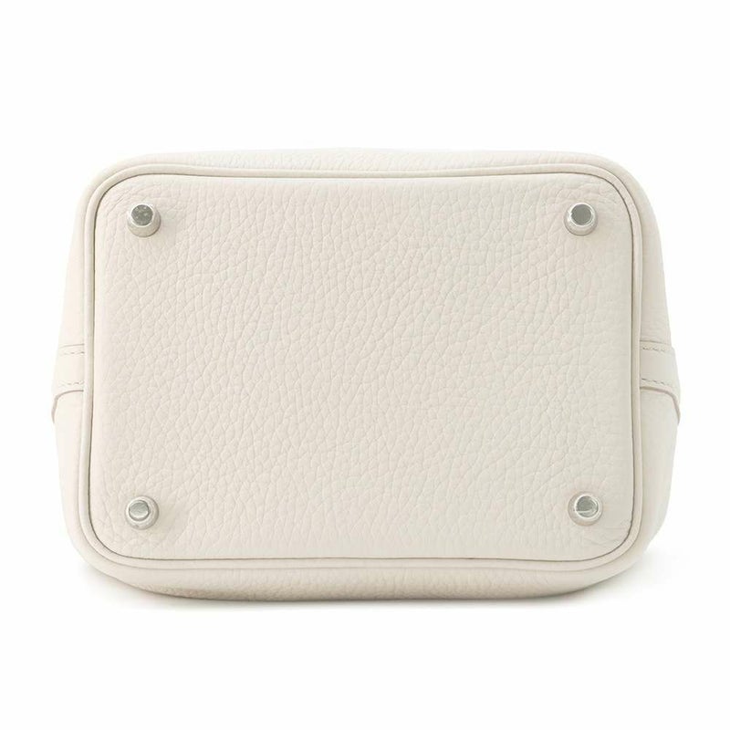 エルメス ハンドバッグ ピコタンロックPM ベトン/シルバー金具 トリヨクレマンス W刻印