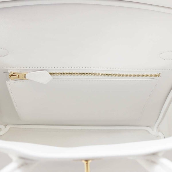 エルメス バーキン25 ニューホワイト/ゴールド金具 スイフト W刻印 HERMES Birkin ハンドバッグ 白