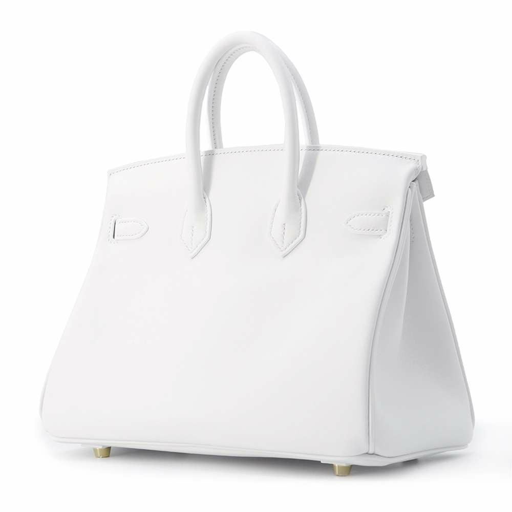 エルメス バーキン25 ニューホワイト/ゴールド金具 スイフト W刻印