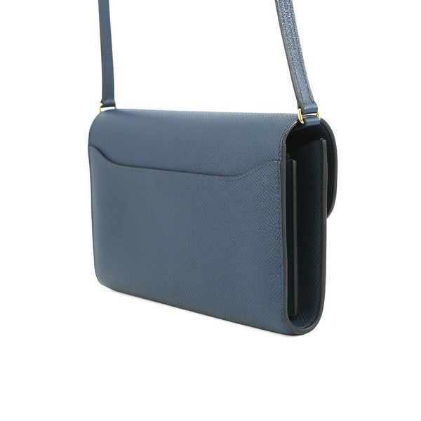 エルメス 長財布 コンスタンス トゥーゴー サングル・コルダージュ ディープブルー/ゴールド金具 エプソン W刻印