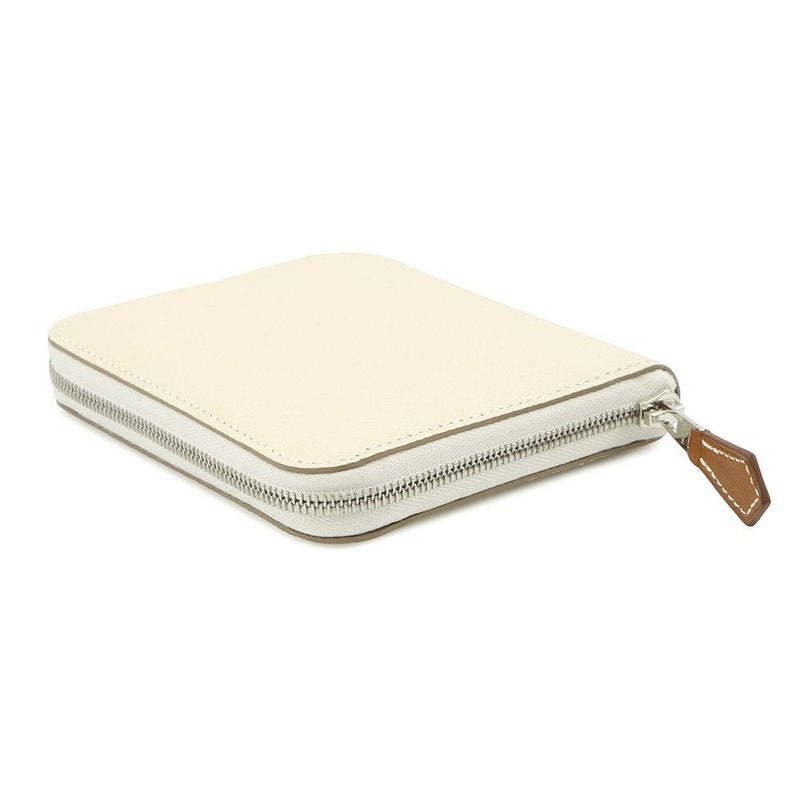 エルメス コインケース アザップ コンパクト シルクイン ナタ/シルバー金具 エプソン U刻印