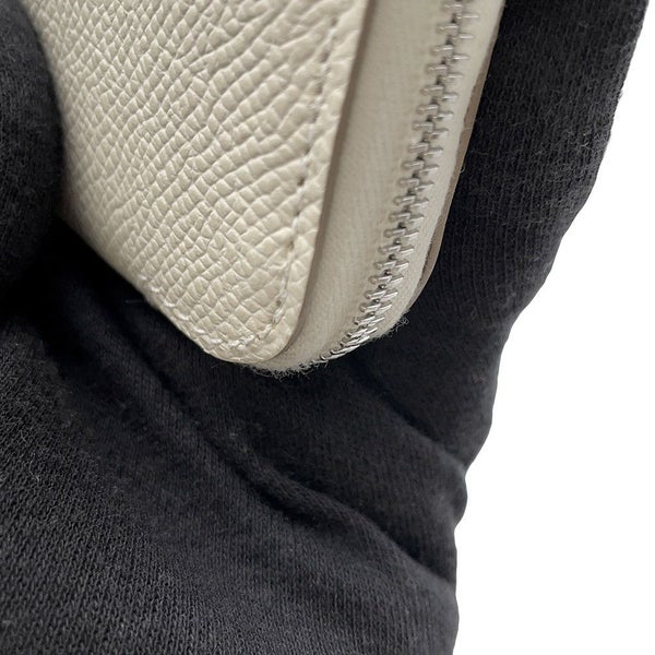 エルメス コインケース アザップ コンパクト シルクイン ナタ/シルバー金具 エプソン U刻印