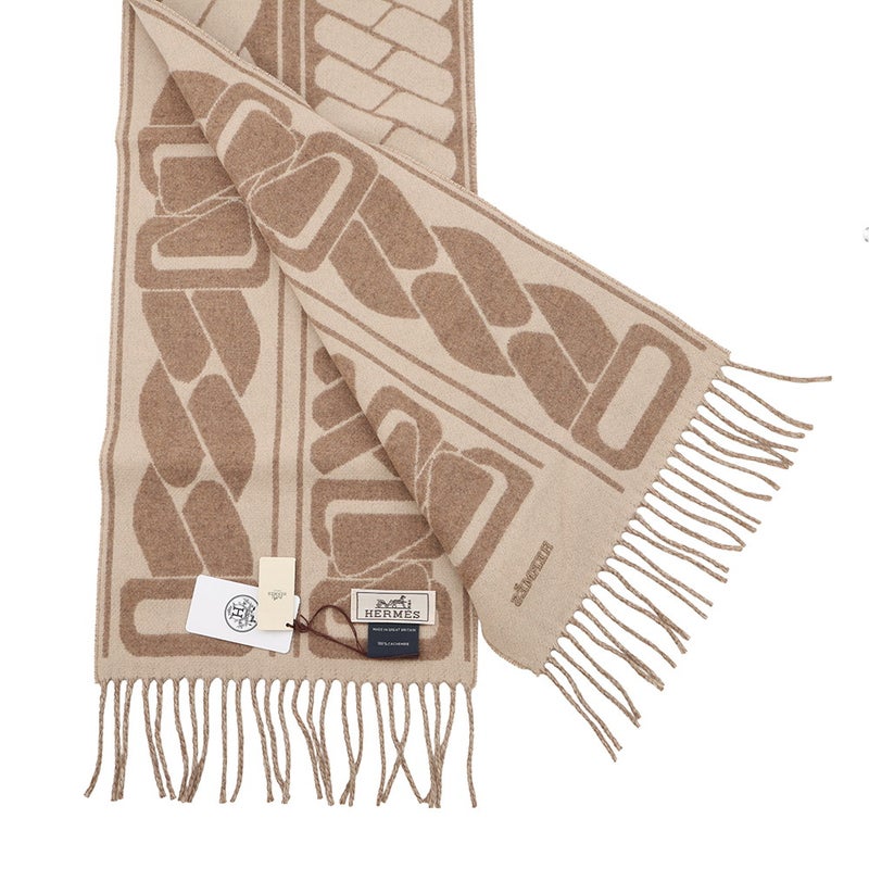 エルメス マフラー クリック・セ・ヌエ カシミヤ HERMES メンズ ストール