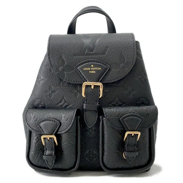 ルイヴィトン リュックサック モノグラム・アンプラント バックアップ M47072 LOUIS VUITTON バックパック 黒 ブラック バッグ