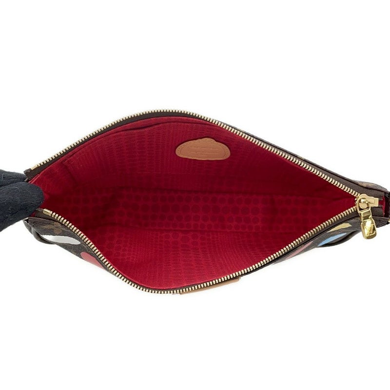 ルイヴィトン ショルダーバッグ モノグラム/ペインティッド ドット ミュルティ・ポシェット・アクセソワール M46385 草間彌生