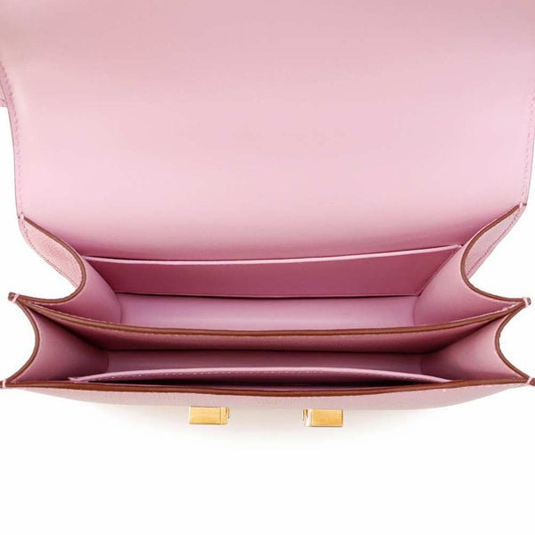 エルメス ミニ コンスタンス3 モーヴシルベストル/ピンクゴールド金具 エプソン Z刻印