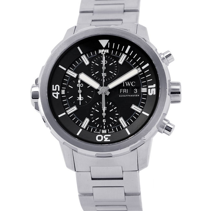 IWC アクアタイマー クロノグラフ IW376804 腕時計 黒文字盤