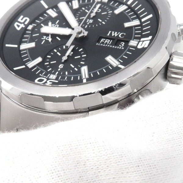 IWC アクアタイマー クロノグラフ IW376804 腕時計 黒文字盤