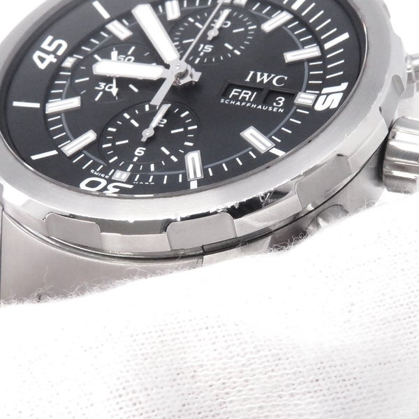 IWC アクアタイマー クロノグラフ IW376804 腕時計 黒文字盤