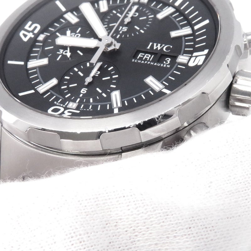 IWC アクアタイマー クロノグラフ IW376804 腕時計 黒文字盤