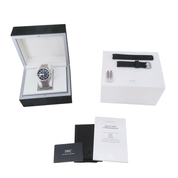 IWC アクアタイマー クロノグラフ IW376804 腕時計 黒文字盤
