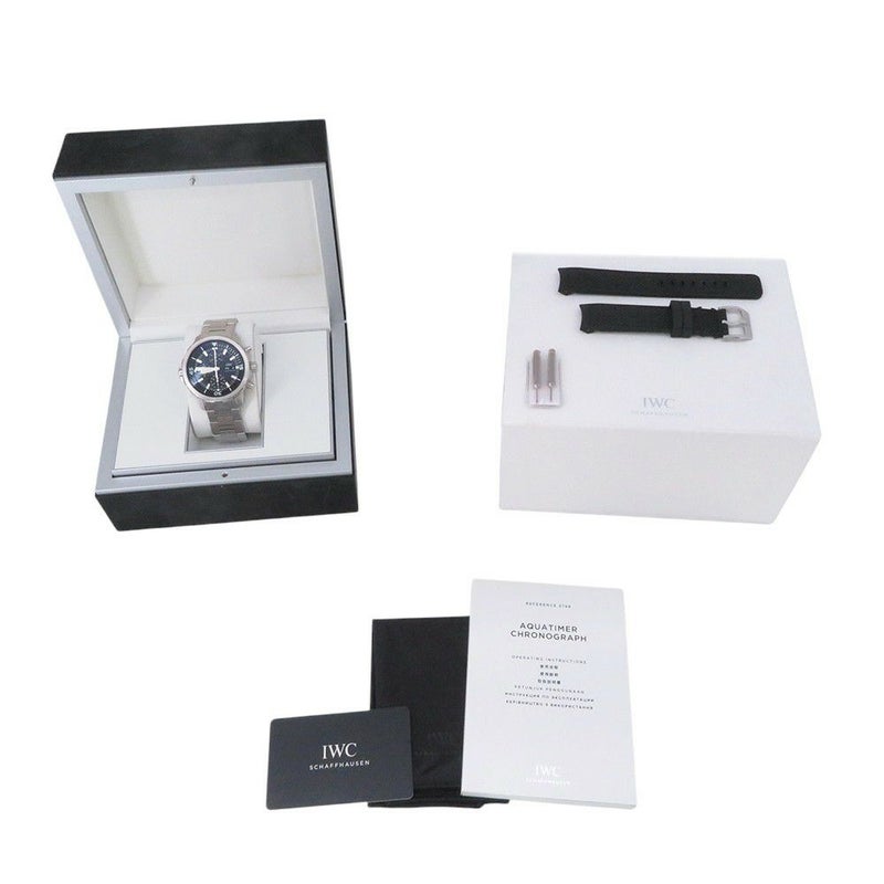 IWC アクアタイマー クロノグラフ IW376804 腕時計 黒文字盤