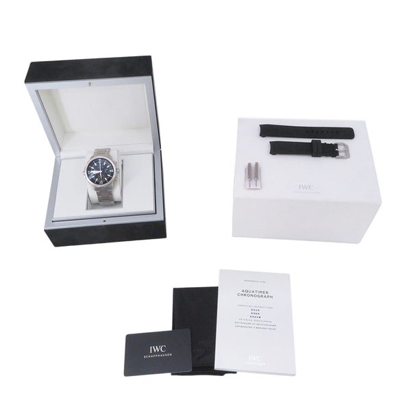 IWC アクアタイマー クロノグラフ IW376804 腕時計 黒文字盤