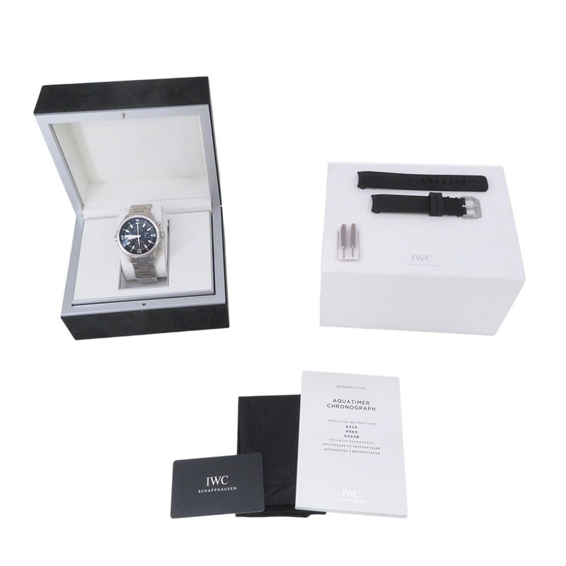 IWC アクアタイマー クロノグラフ IW376804 腕時計 黒文字盤