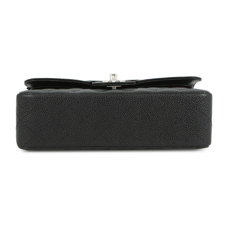 シャネル チェーンショルダーバッグ マトラッセ23 ココマーク ダブルチェーン キャビアスキン A01113 CHANEL 黒